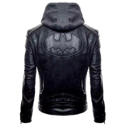 Batman jacket featuring a bold superhero-inspired design with premium detailing
