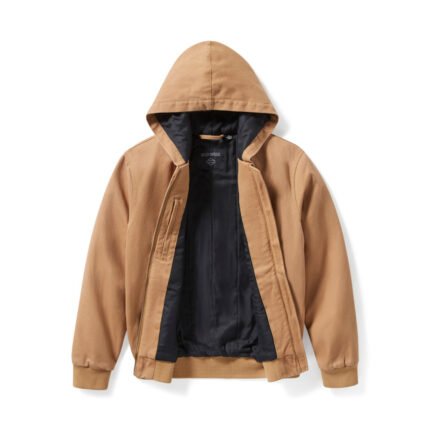 Durable cotton canvas best women jacket with quilted lining