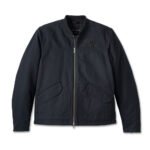 Men wearing H-D Flex Layering System Bomber Riding Jacket 98125-23VM styled with casual biker outfit