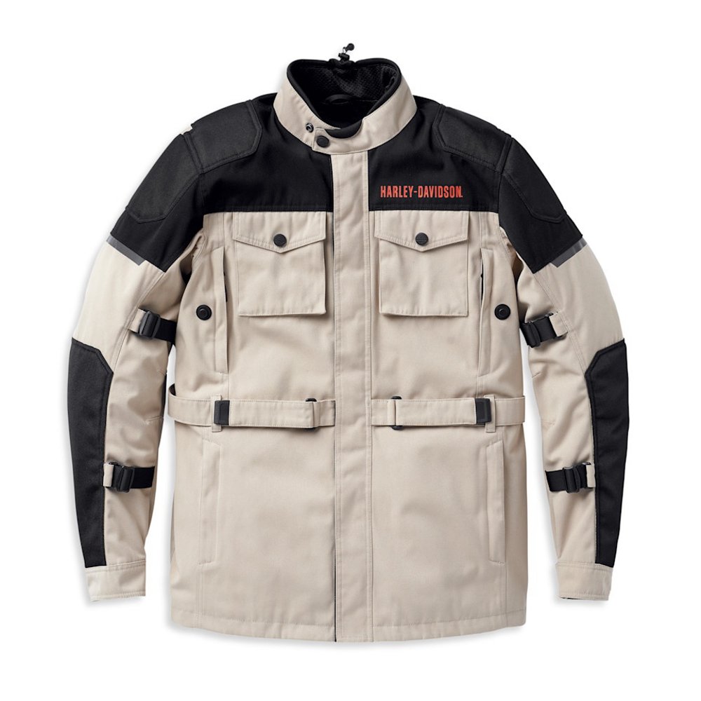 1_imresizer Harley-Davidson Men’s Quest Triple Vent System Jacket Chinchilla 98128‑22VM – Best Men Jacket for Riding