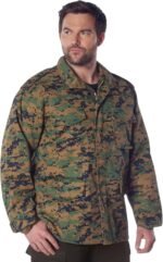 Wild Jacket Woodland Camo – Rothco M‑65 Tactical Field - Image 4