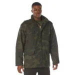 Camouflage Jacket – Rothco M‑65 Tactical Military Field Jacket Midnight Woodland Camo - Image 3