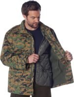 Wild Jacket Woodland Camo – Rothco M‑65 Tactical Field - Image 5