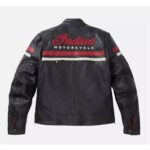 Stylish jacket mens handmade Indian motorcycle genuine cowhide leather freeway biker jacket