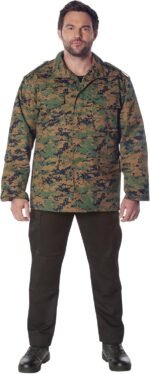 Wild Jacket Woodland Camo – Rothco M‑65 Tactical Field - Image 6
