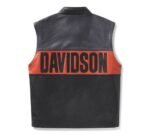 Harley-Davidson Men’s Essential Convertible Men Black Leather Jacket 97017-25VM. - Image 5