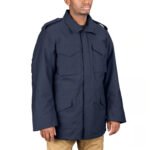 canada goose jacket – Navy Blue Tactical Military Field Jacket Style - Image 5