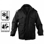 Field Jacket Rothco M-65 Black – Military-Inspired Outerwear - Image 8