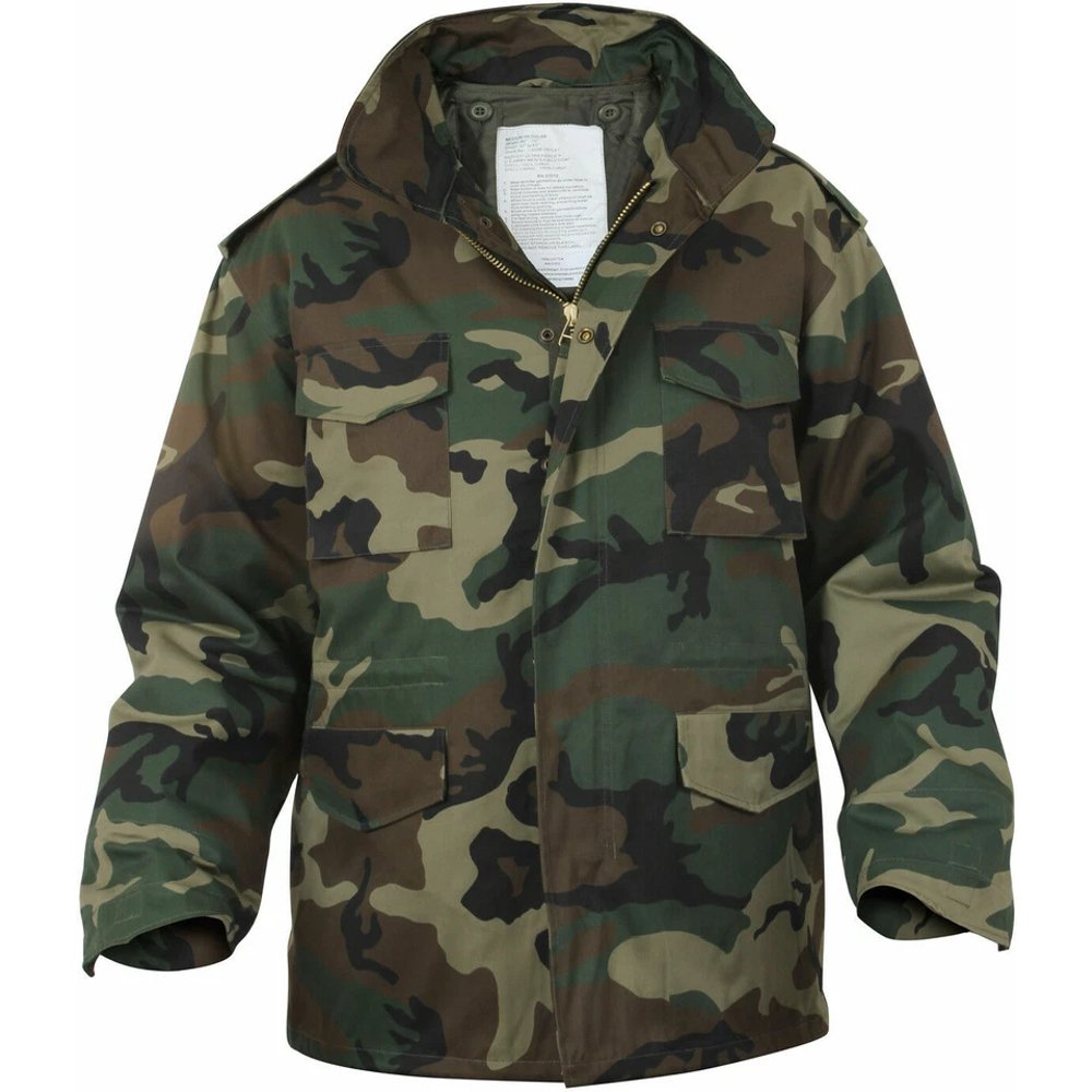 8_imresizer Rothco M-65 quality jacket in camo field with removable liner for tactical and outdoor use