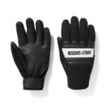 Riding Gloves Harley-Davidson Men’s Dyna Knit Leather Motorcycle Gloves 97185-25VM with D3O® Knuckle Protection and Touchscreen Fingertips