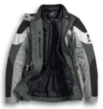 Harley-Davidson® Women's Vanocker Waterproof Riding Jacket - Gray 98134-20VW - Image 3