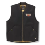 Harley-Davidson Twill Vest Dickies collaboration men rugged black vest 97400-26VM durable twill fabric