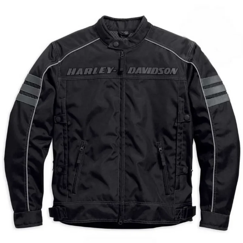 Men Functional Jacket Harley-Davidson Street Canon Riding black motorcycle jacket 98084-15VM lightweight biker apparel